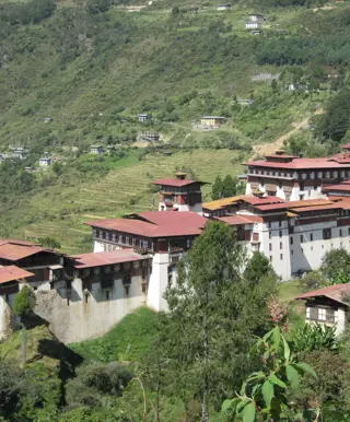 Sich vom Trongsa Dzong beeindrucken lassen